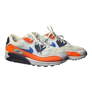 Nike Air Max Essential 90 Sneakers White Orange Blue Mens Size 14 AJ1285-104